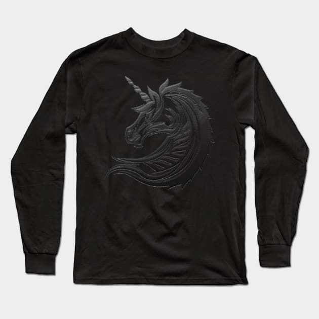 Cool Unicorn Tribal Long Sleeve T-Shirt by aaallsmiles